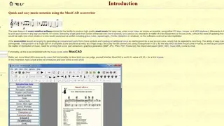 MusiCAD screenshot