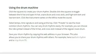 Musicca Online drum machine screenshot
