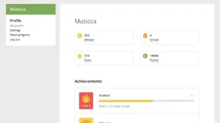 Musicca Piano screenshot