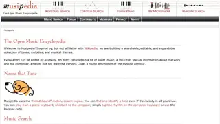 Musipedia screenshot