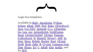 Mustache screenshot