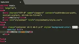 Mustache screenshot
