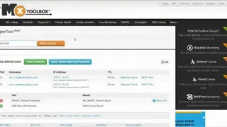MxToolBox screenshot
