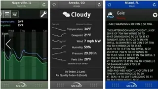 My Cast Weather Lite screenshot