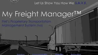 My Freight Manager screenshot
