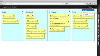 My Personal Kanban screenshot