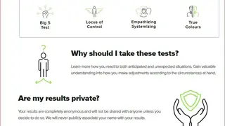 My Personality Test screenshot