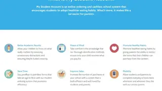 My Student Account screenshot
