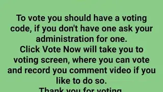 My Vote screenshot