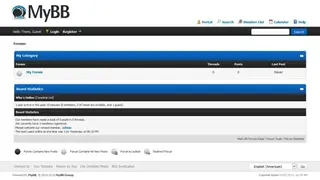 MyBB screenshot