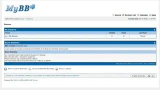 MyBB screenshot