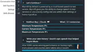 Mycroft screenshot