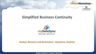 myDataSync screenshot