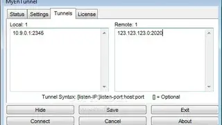 MyEnTunnel screenshot