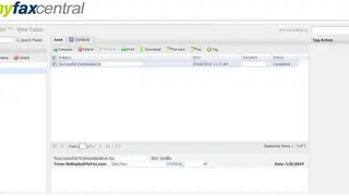 MyFax screenshot