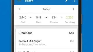 MyFitnessPal screenshot