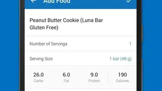 MyFitnessPal screenshot