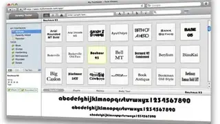 MyFontbook Font Viewer screenshot