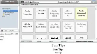 MyFontbook Font Viewer screenshot