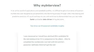 myInterview screenshot