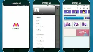 Myntra screenshot