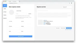 MySigMail screenshot