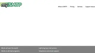 mySMTP screenshot
