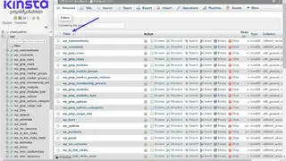 MySQL screenshot
