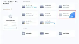 MySQL Recovery tool screenshot