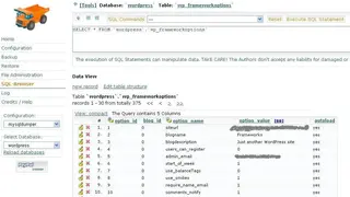 MySQLDumper screenshot