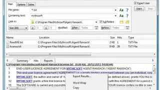 Mythicsoft Agent Ransack screenshot