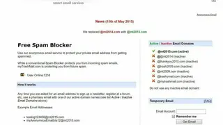 MyTrashMail screenshot