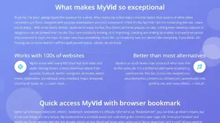 MyVid Online Video Downloader screenshot