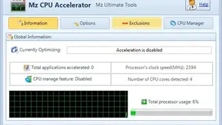 Mz CPU Accelerator screenshot