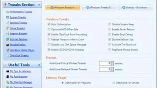 Mz Ultimate Tweaker screenshot