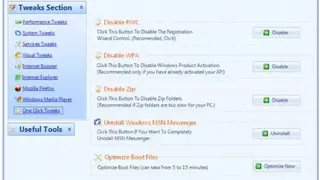Mz Ultimate Tweaker screenshot