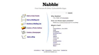 Nabble screenshot
