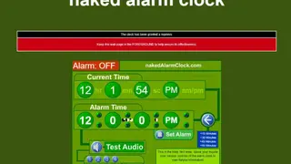 Naked Alarm Clock screenshot