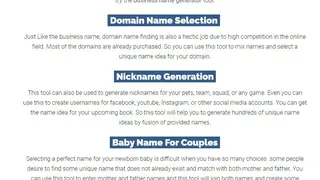 Name Combiner screenshot