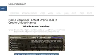 Name Combiner screenshot