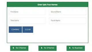 Name Combiner screenshot