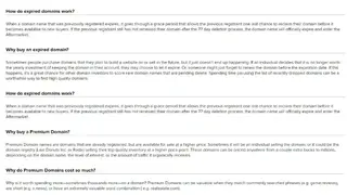 Name Expiring Domains screenshot