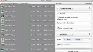 Name Mangler screenshot