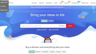 Namecheap screenshot