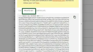 Namecheap SSL Certificates screenshot