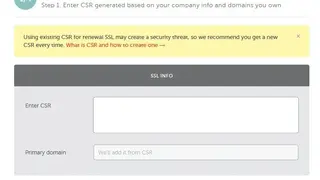Namecheap SSL Certificates screenshot