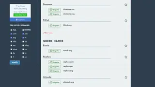 Namesmith screenshot