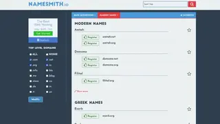 Namesmith screenshot