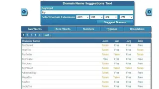 NameStall screenshot
