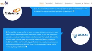 Nanobi Analytics Platform screenshot
